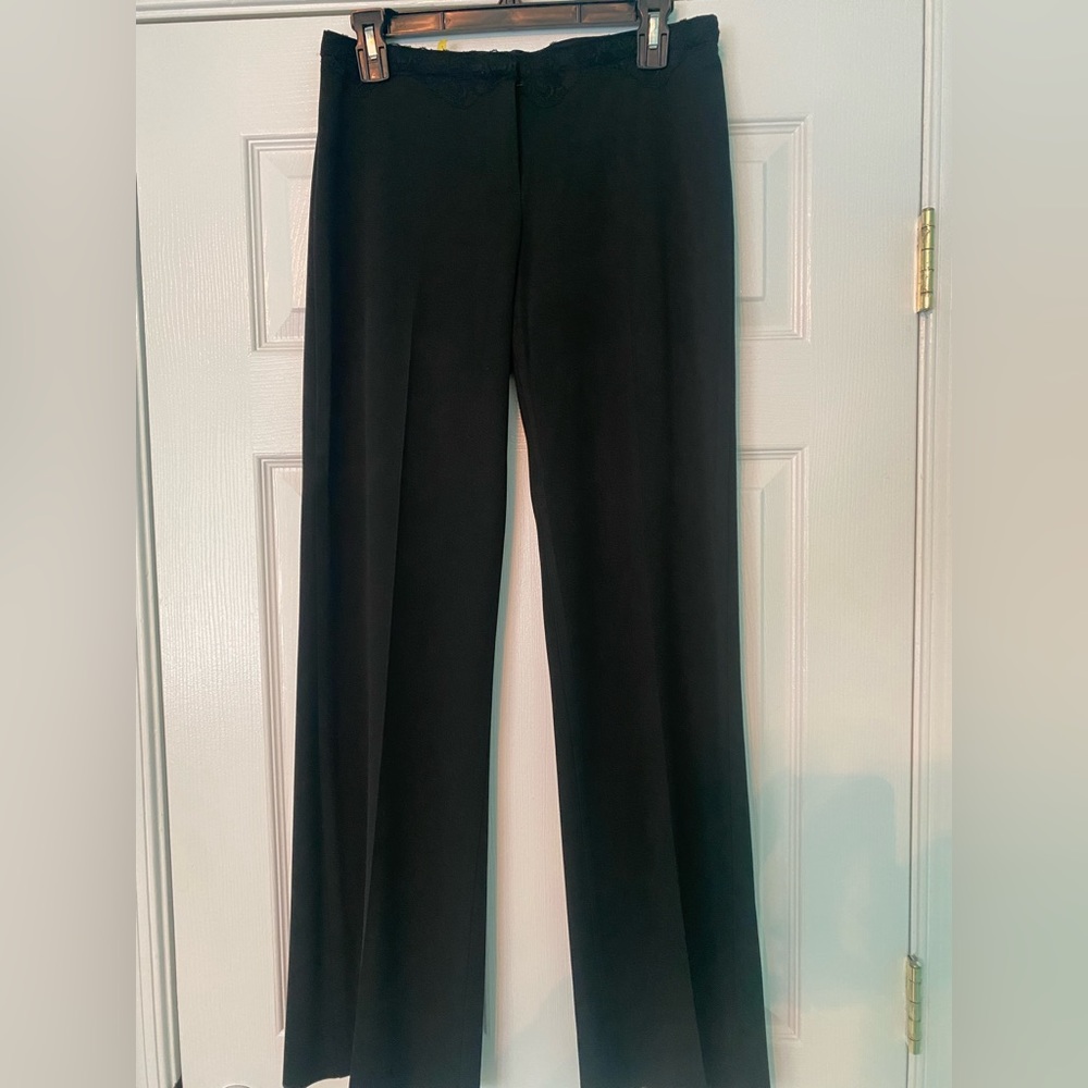 Women’s BeBe Black Dress Pants Slit in leg size 8